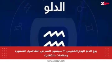 برج الدلو اليوم الخميس 11 سبتمبر: السر في التفاصيل الصغيرة ومفاجآت بانتظارك